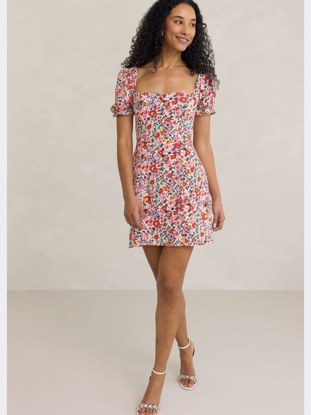 NWOT - Park & Fifth / Azalea Floral Mini Dress - M
